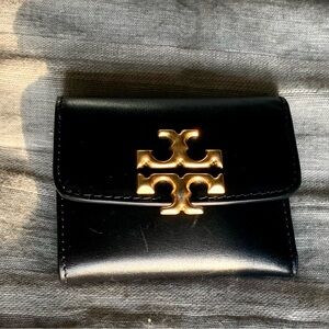 Tory Burch Black Eleanor Mini Wallet